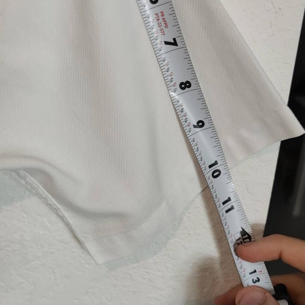 Yves Saint Laurent Button Up Short Sleeve Shirt- Mens- Size S- White Blue - Picture 11 of 11